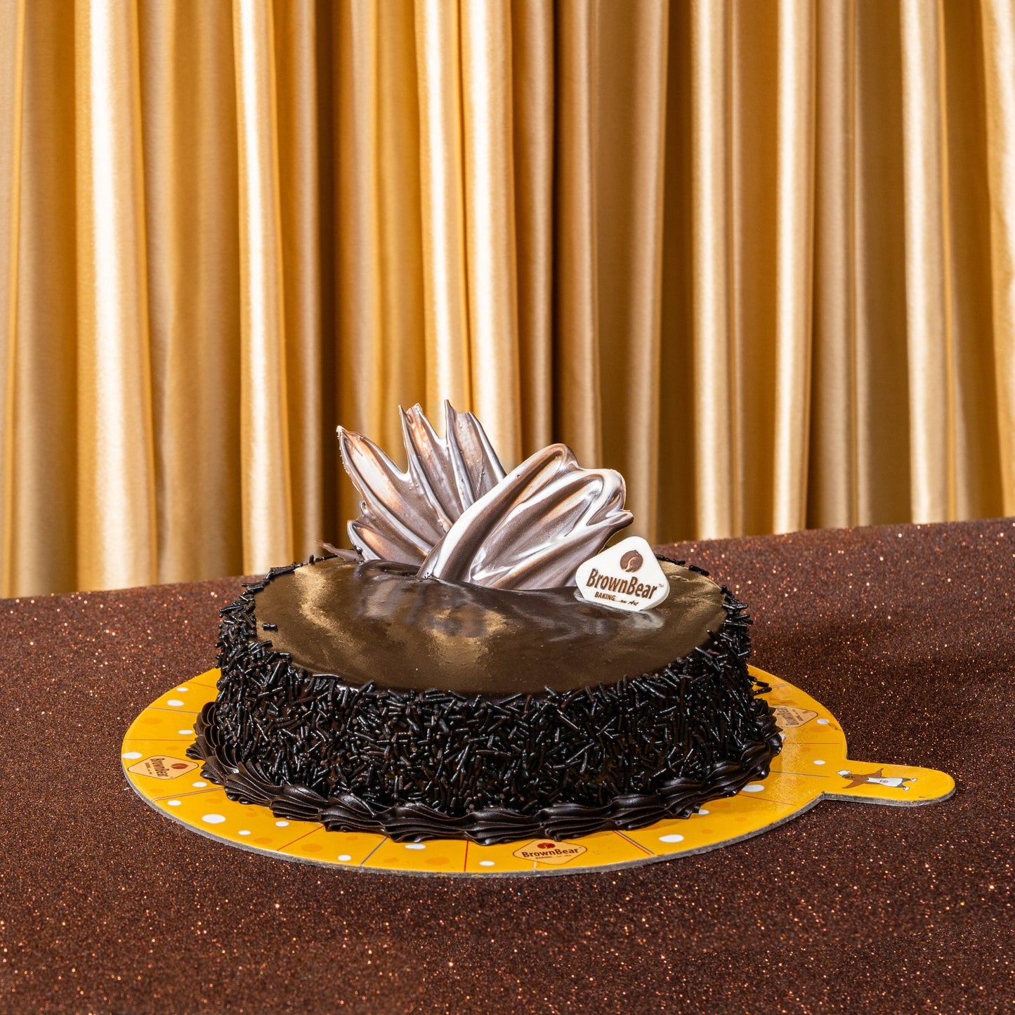 Midnight Sparkle New Year Cake