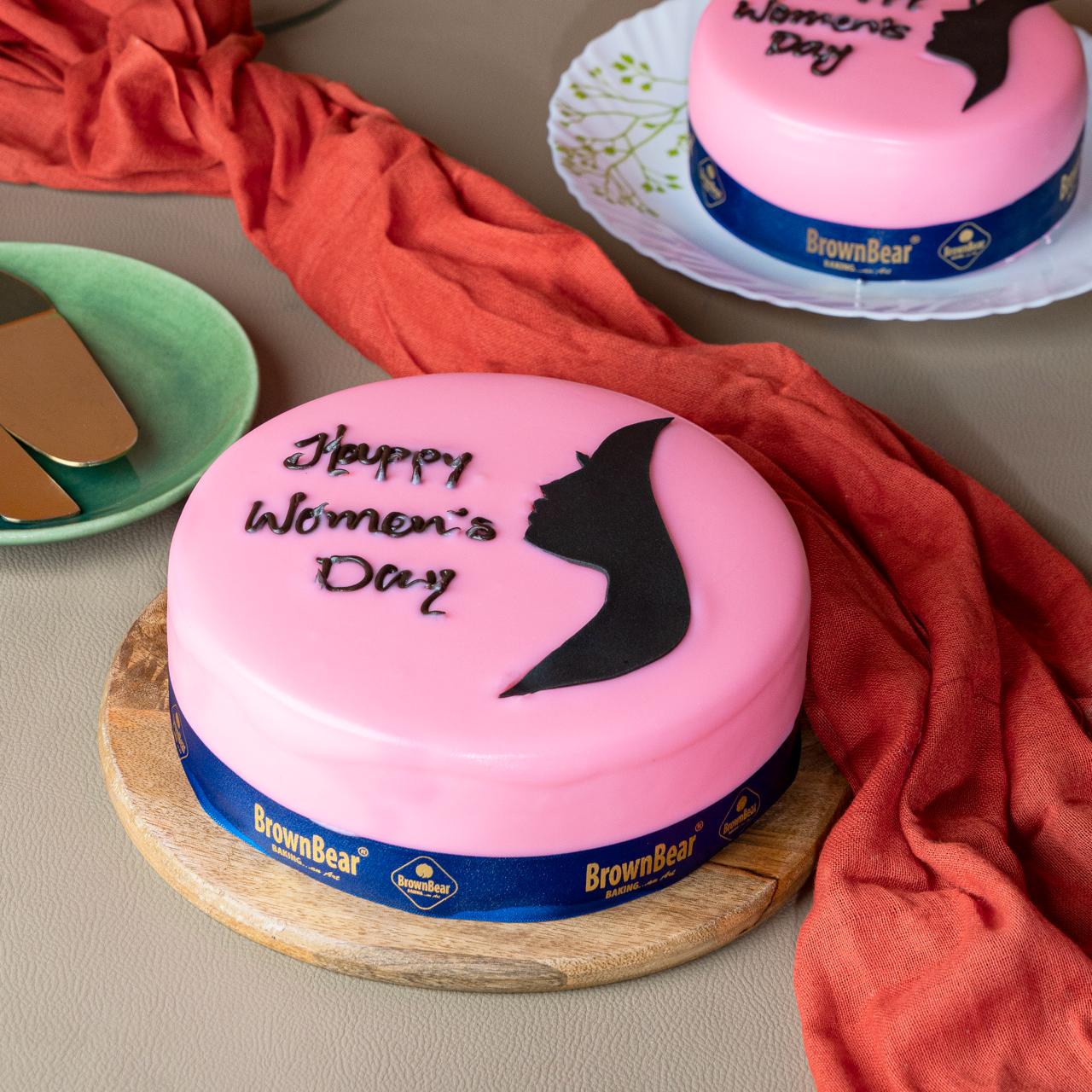 Blush & Bloom Women’s Day Cake