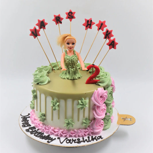 Garden Fairy Birthday Cake