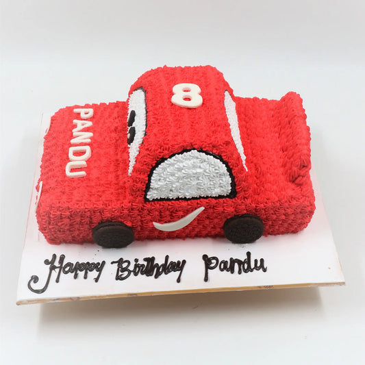 Cars Cartoon Cake