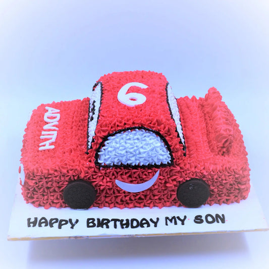 Lighting Mcqueen Cartoon Kids Cake 02