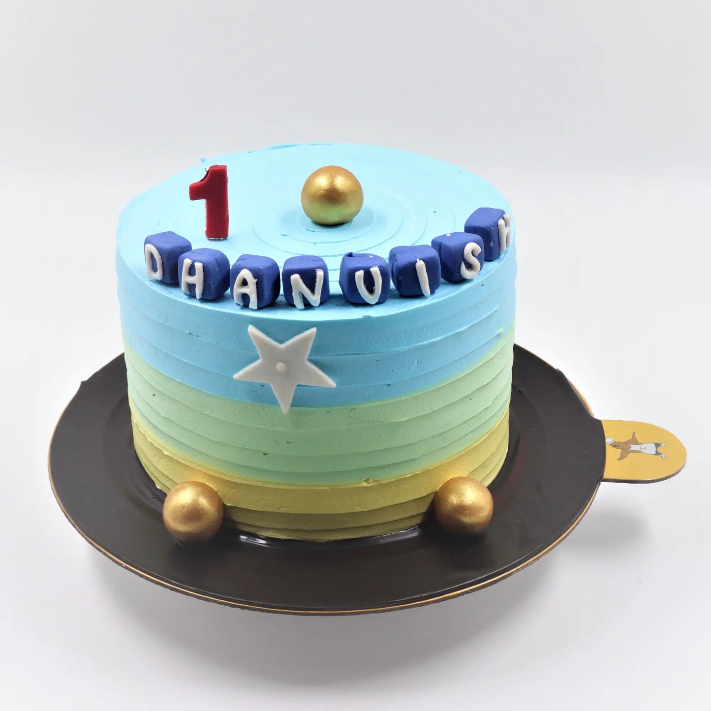 Stars And Bubbles Kids Cake