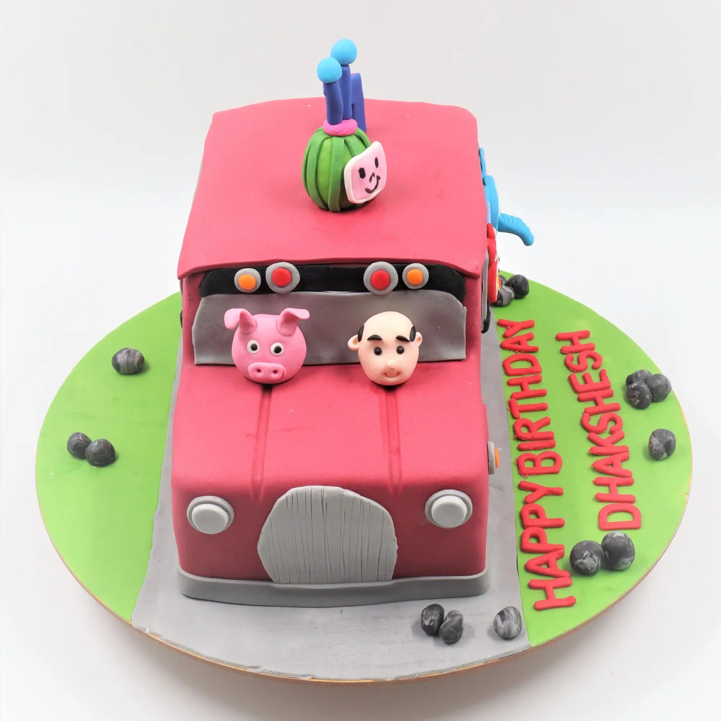 Kid Jungle Safari Bus Cake 01