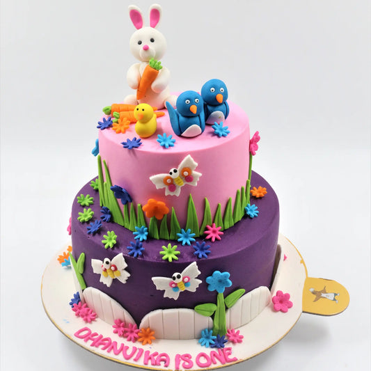 Bunny Alice In The Wonderland Kids Cake