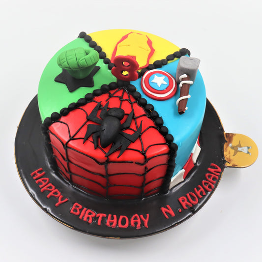 Avengers Super Birthday Cake