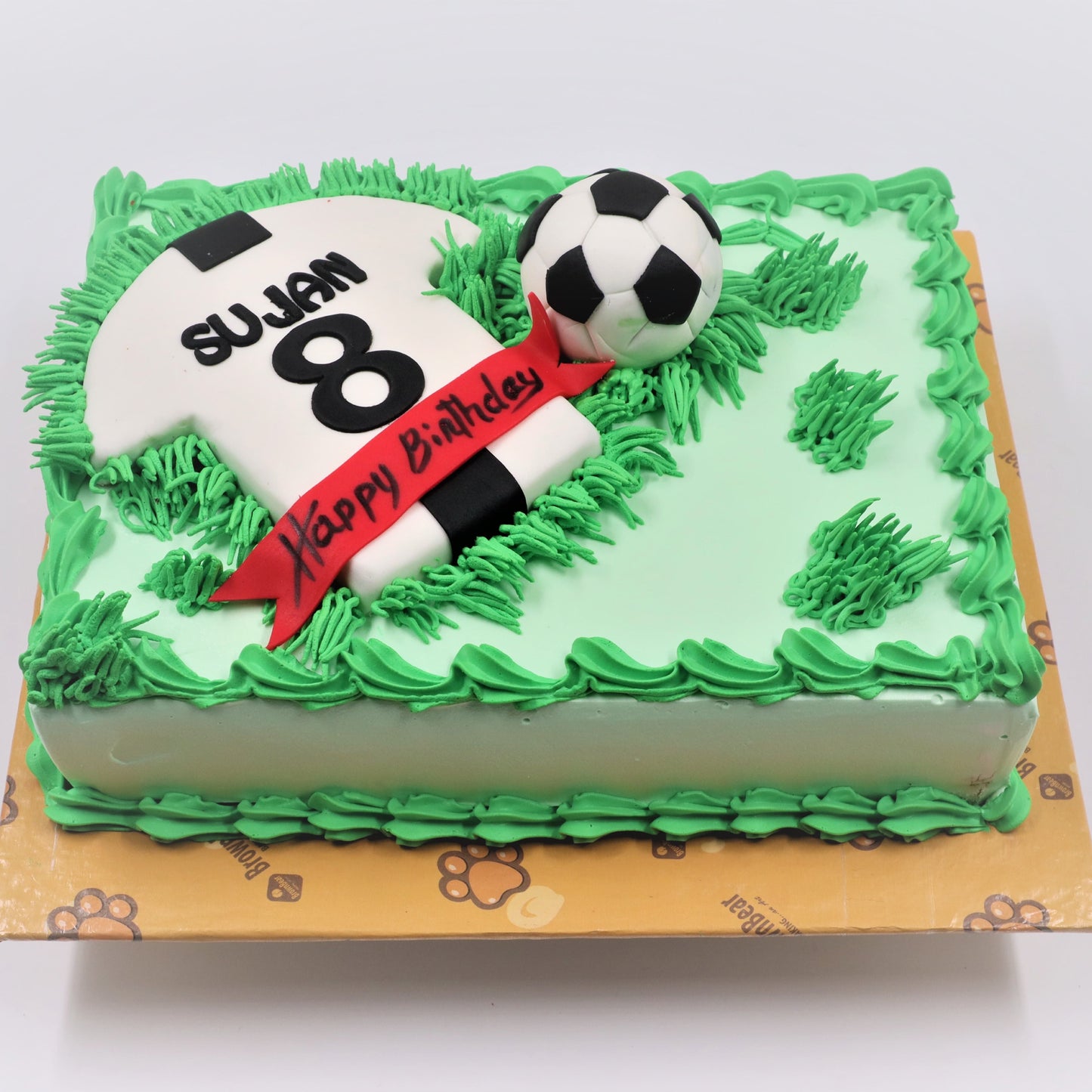 Football Starplayer Birthday Cake