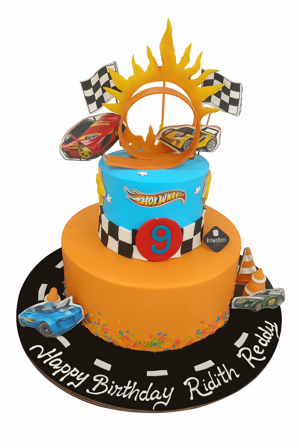 Hot Wheels Racing-Themed Designer Cake